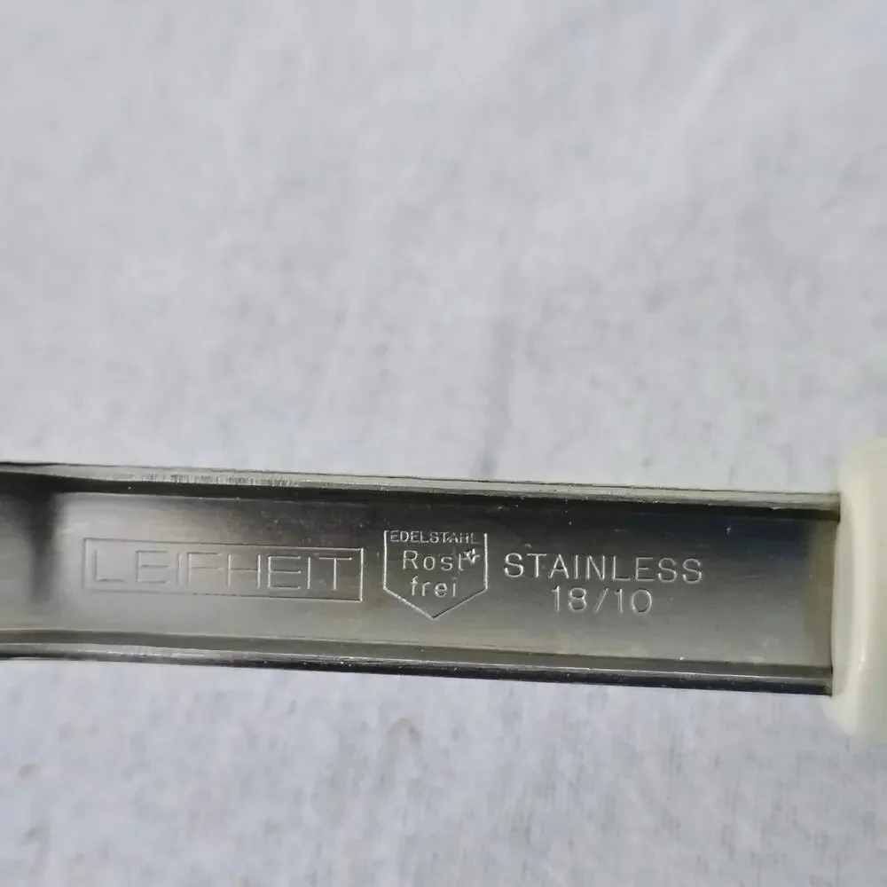 VTG Leifheit Slot Potato Masher Spatula Turner Stainless Steel 18/10 Rost Fret